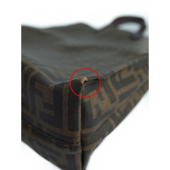 FENDI Zucca Tote Bag Brown - Picture 6 of 9